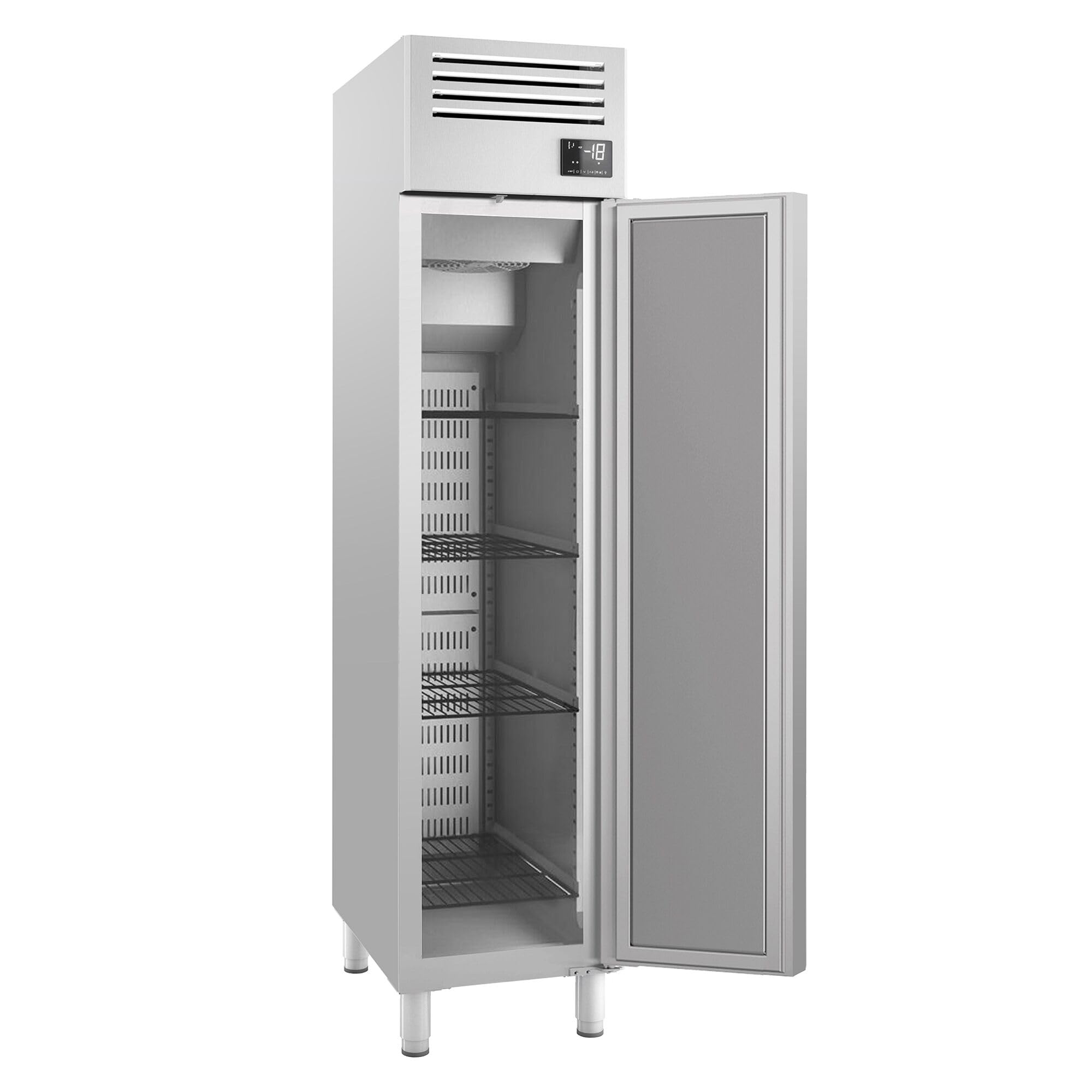 GGM Gastro | TGI57T1 | Tiefkühlschrank Edelstahl Premium PLUS - GN 1/1-325 Liter - mit 1 Tür