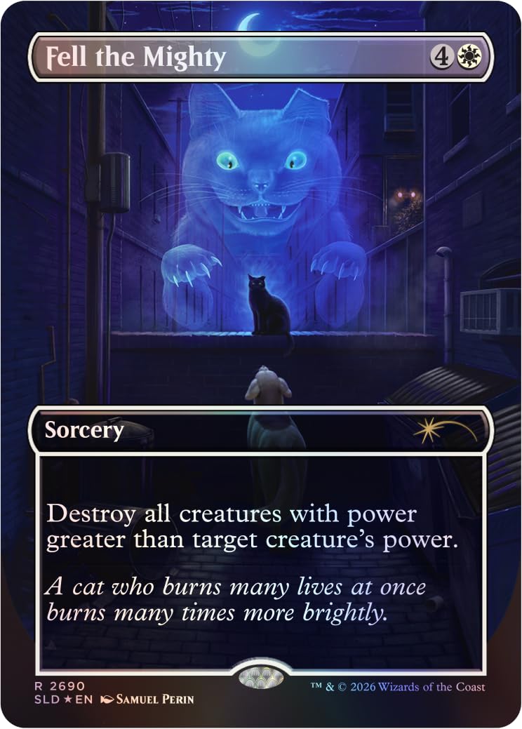 Magic: The Gathering Secret Lair Cats of Chaos (Edizione tradizionale in stagno)