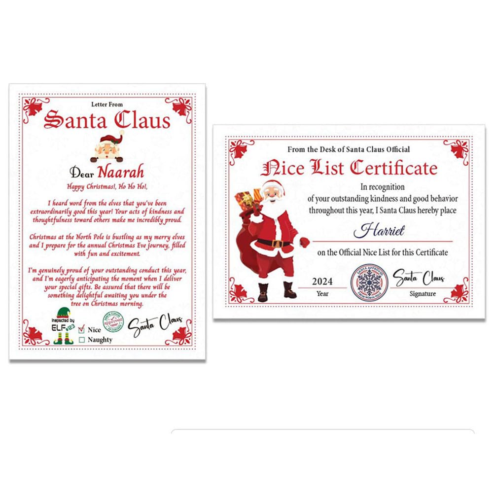 papa-prints-personalised-christmas-letter-from-santa-to-kids-2024-nice-list-certificate-set-with-envelope-amazon-co-uk-stationery-office-supplies for Personalised Letter From Santa Free Printable Papa Prints Personalised Christmas Letter from Santa to Kids - 2024 Nice List Certificate Set with Envelope : Amazon.co.uk: Stationery & Office Supplies for Personalised Letter From Santa Free Printable