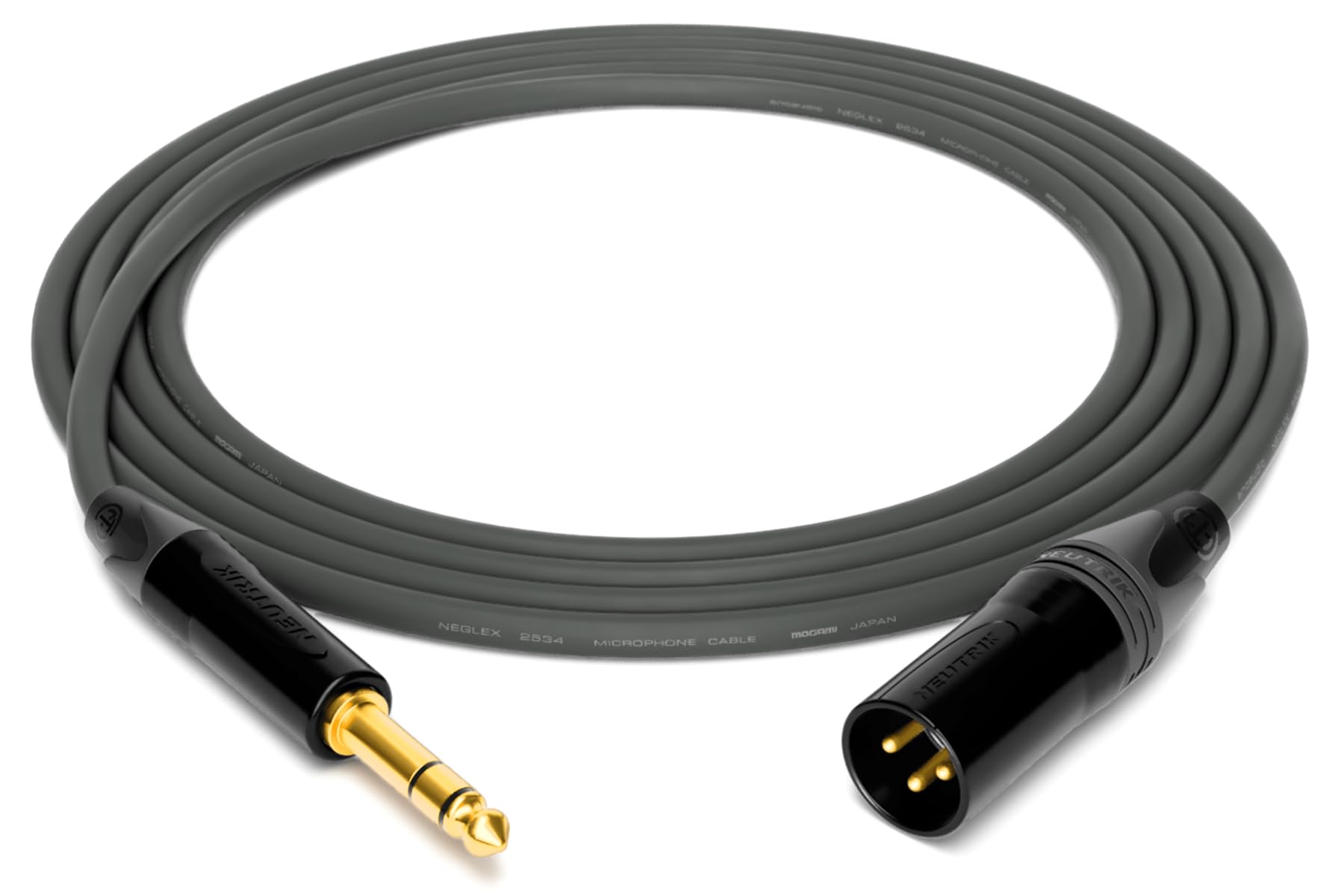 Câble symétrique Mogami 2534 gris pour installation home studio et HiFi - 8