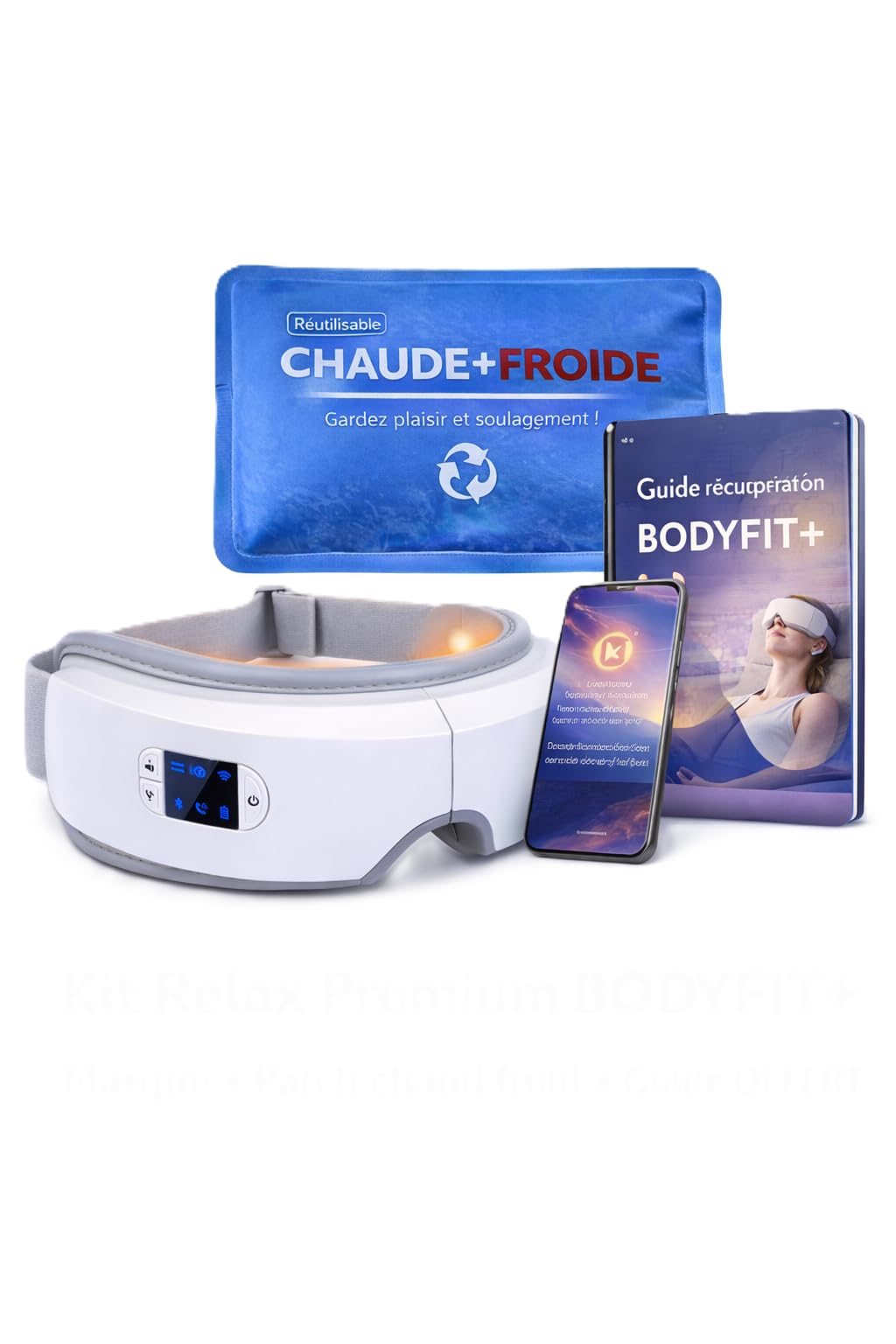 Masque Oculaire Chauffant Bluetooth pour un sommeil profond - 6