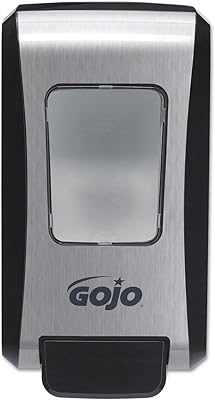 Gojo 527106 FMX-20 Soap Dispenser 2000 ml 6 1/2 x 4 7/10 x 11 7/10 Black/Chrome 6/Carton