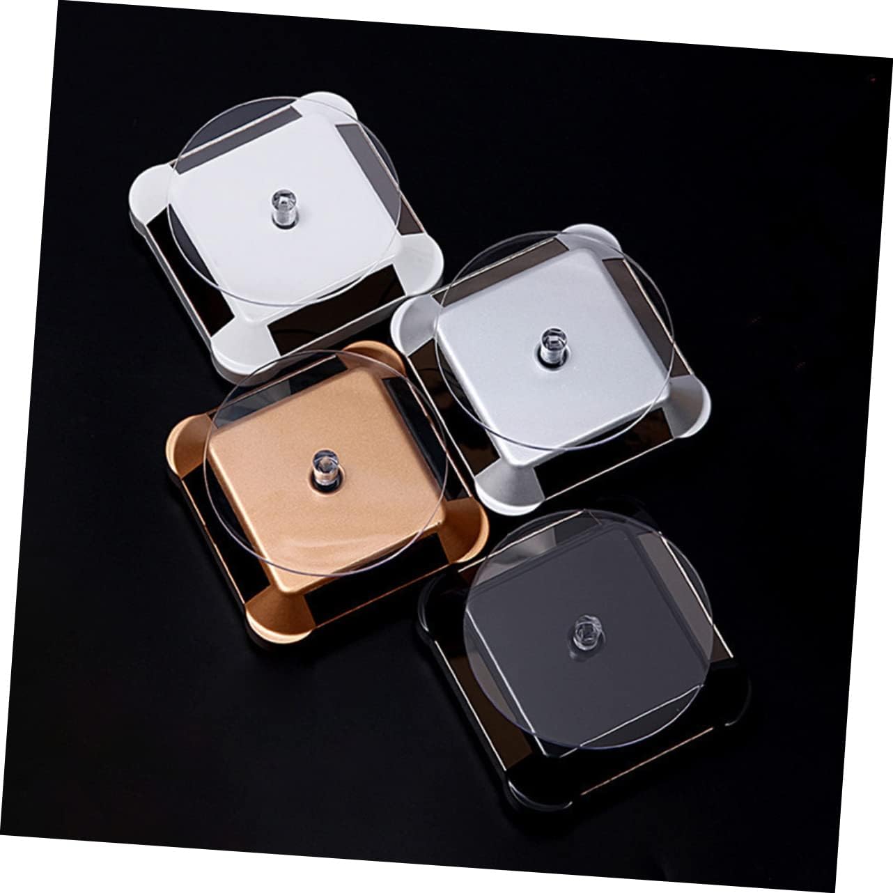 Solar Powered Rotating Display Stand for Jewelry Watches Cameras
