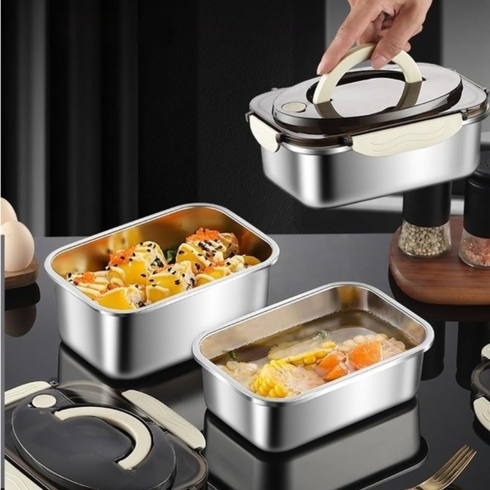 Recipiente Comida para acero 1700ml Anti-fugas Recipiente Comida