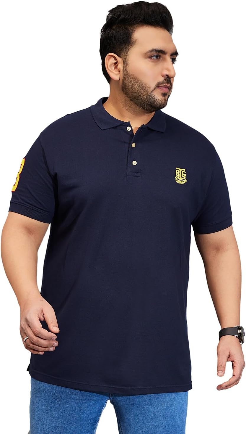 Bigbanana Big & Tall Men's Regular Fit Polo Tshirt