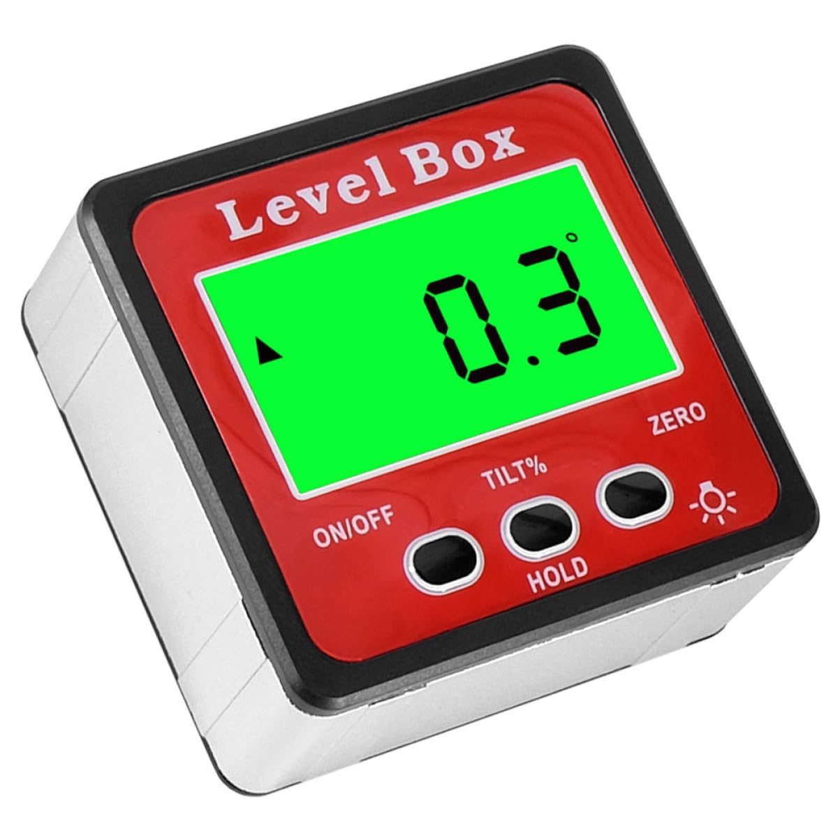 jojofuny 3pièces Niveau à Bulle Numérique Multifonction Inclinomètre Digital Avec Affichage Lcd Rétroéclairé Outil De Mesure Angle Pour Bricolage Et Décoration Intérieure