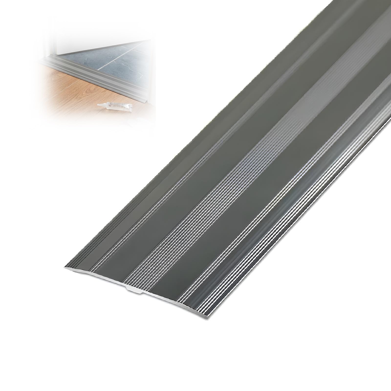 Tira De Umbral De Aluminio, Antideslizante Perfil De Transición