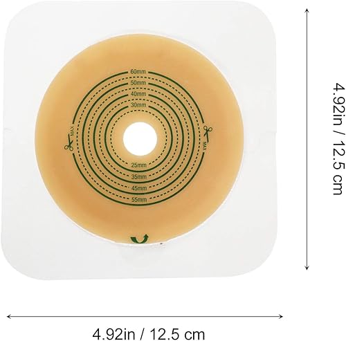 Miniatura 6 de EXCEART Oblea adhesiva de barrera de piel para sistema de bolsa bolsas ostomía anillo barrera de colostomía 5 unids