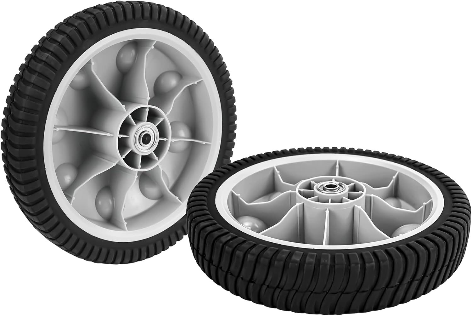 Mower Rear Wheels 734-04019 734-04127 for MTD S-Wave Lawn Mower, Troy Bilt 11A-542Q711 11A-542Q766, GW 12" X2-1/8