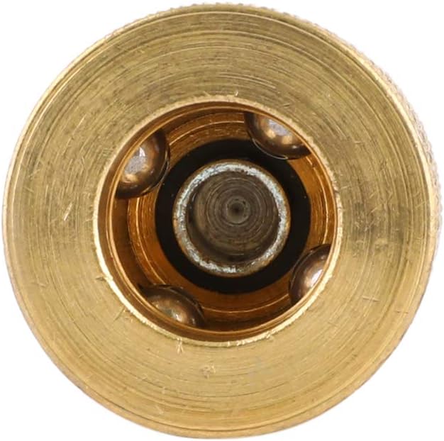 WYNNsky Industrial Air Coupler, 1/4 Inch Body Size, 3/8 Inch NPT Male Threads Size, Brass Air Compressor Hose Fitting