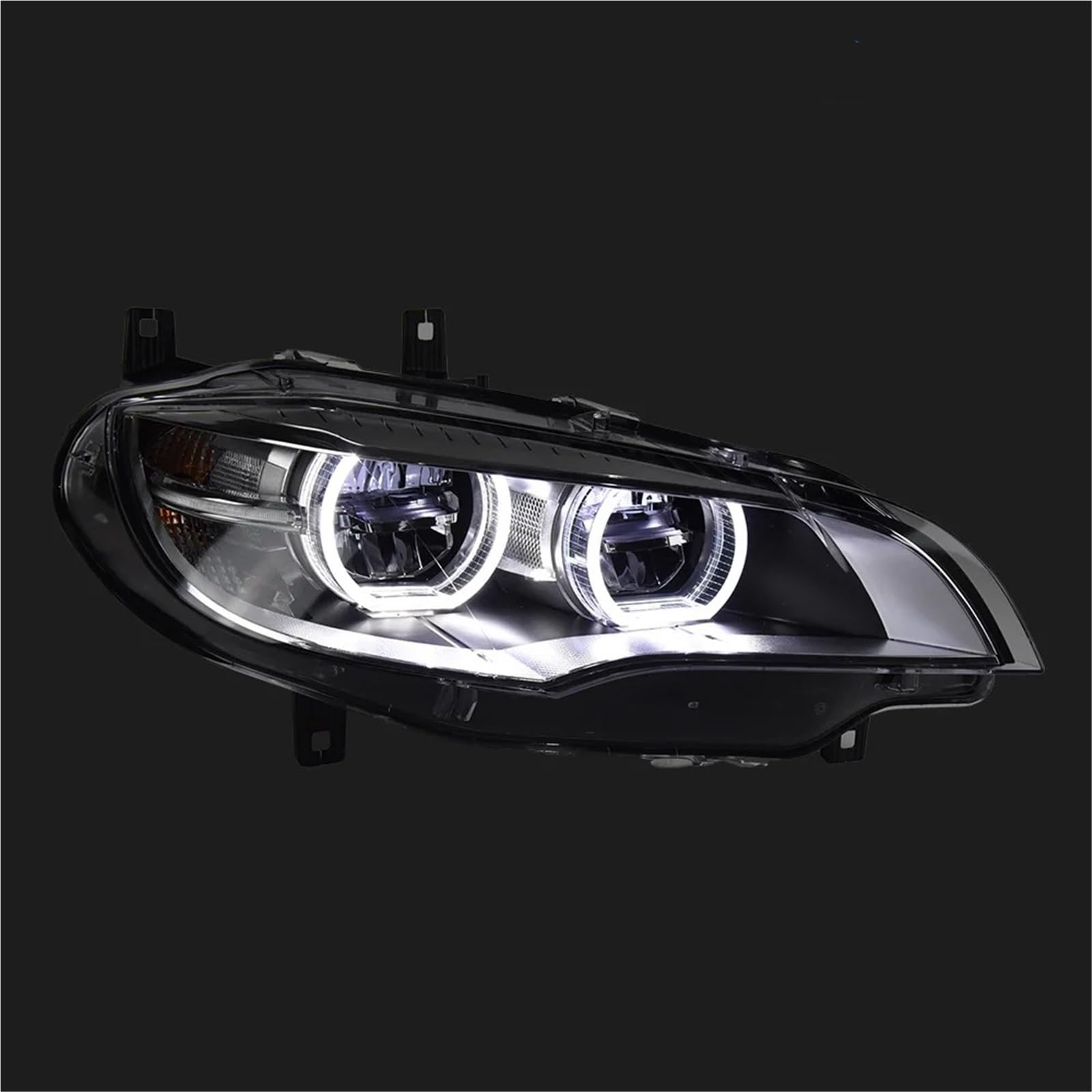 Faro Coche Faros Delanteros LED Para Coche, Luces De Circulación Diurna, Luces Altas, Proyector Angel Eye Para X1 E84 2010-2015 Faros Delanteros