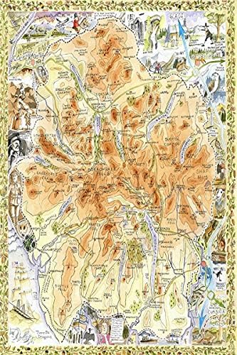 1000 Piece Jigsaw Puzzle - The Lake District By Tim Bulmer - Comical 1000 Piece Puzzles for Adults Colorful Jigsaw Puzzle 66cm X 50cm Funny Jigsaw Puzzles