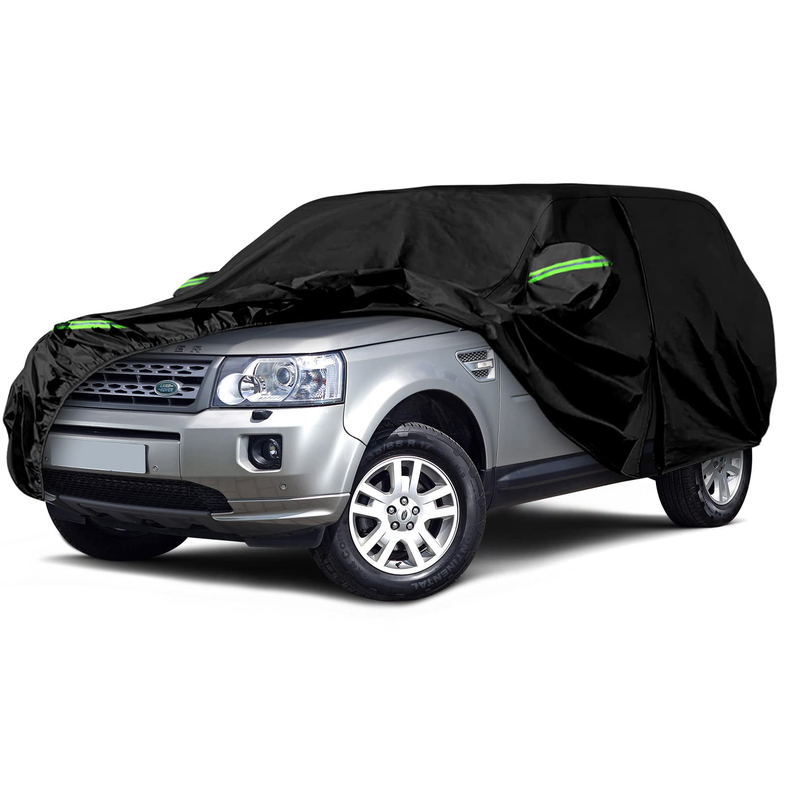 JUDANNA Waterproof Car Cover Replacement for Land Rover Freelander Freelander 2 1998-2015, All Weather Outdoor Car Covers Full cover with Zipper Door & Windproof Bands for Snow Rain Dust Protection