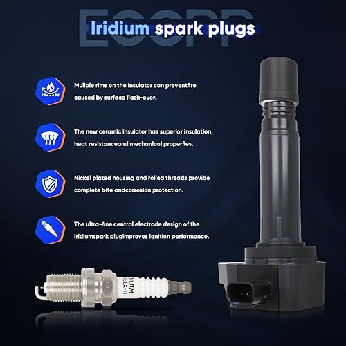 Vista 2130 de ECCPP Bobinas de encendido portátiles de repuesto para automóvil compatibles con Infiniti I30/para Nissan Maxima 3.0L V6 2000-2001 Reemplazo