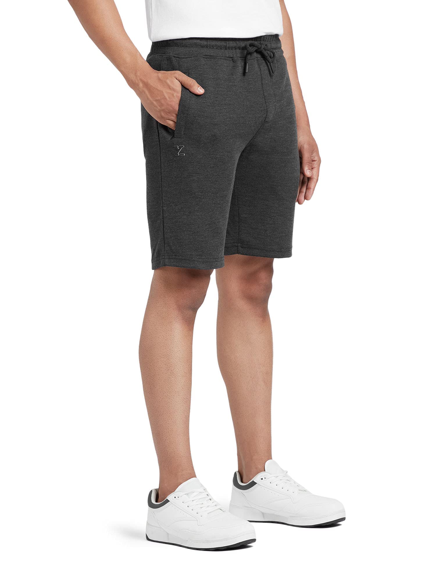 xyxx Men's Nova Cotton Regular Fit Solid Shorts with Side Pockets and No Marks Waistband-picture-39