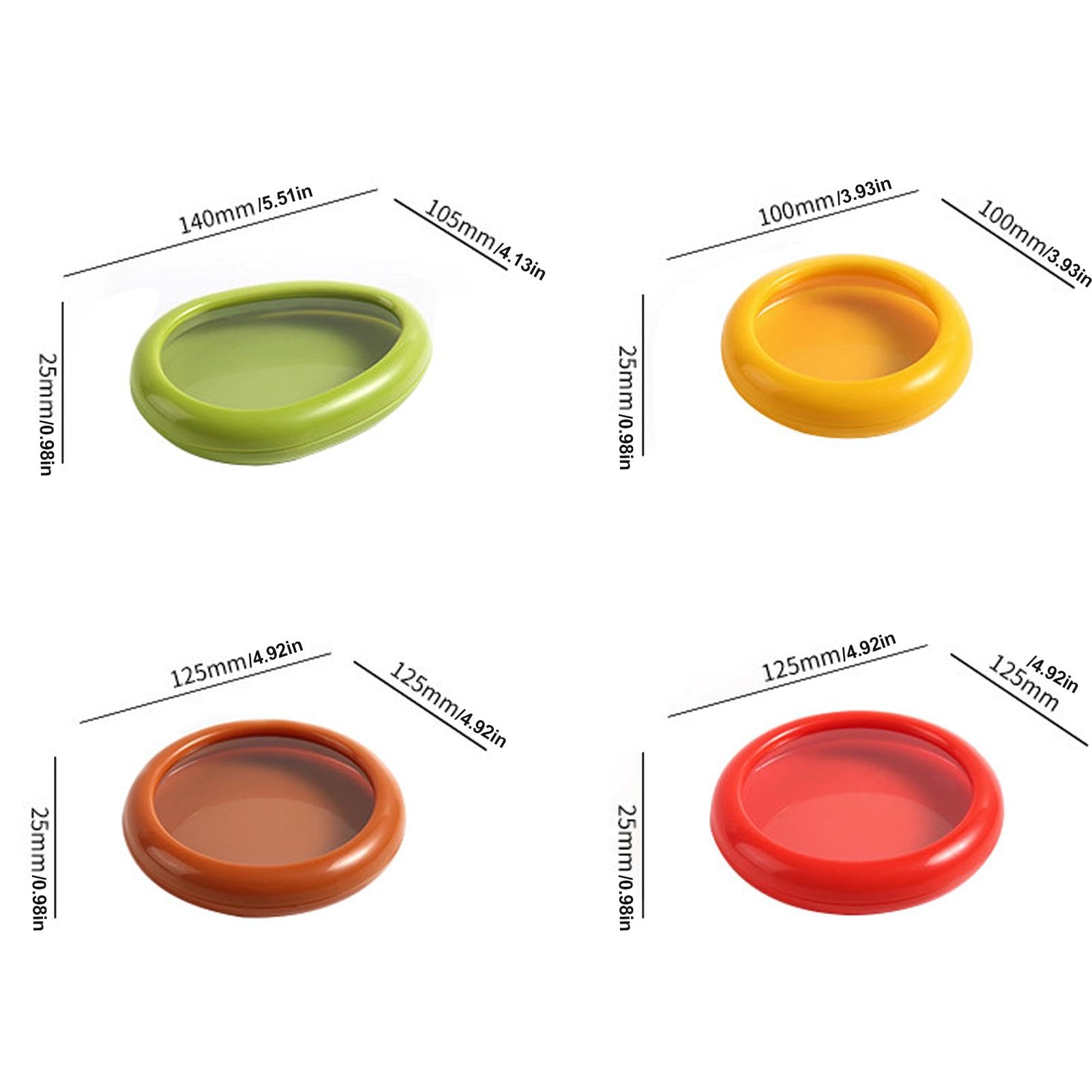 Avocado Siliconen Fruit Organizer, Siliconen Opslag Saver, Avocado Saver en Opslag Container voor Ui, Knoflook, Tomaat
