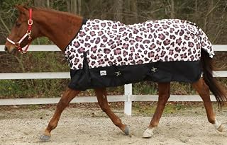 Leopard 1200 Denier Midweight Waterproof Turnout Blanket