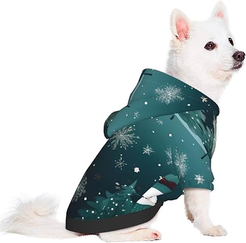 Miniatura 2 de Snowman Chic 3D Dog Hoodies for Small Pets A Cozy Costume for Stylish Puppy Cosplay Delight S
