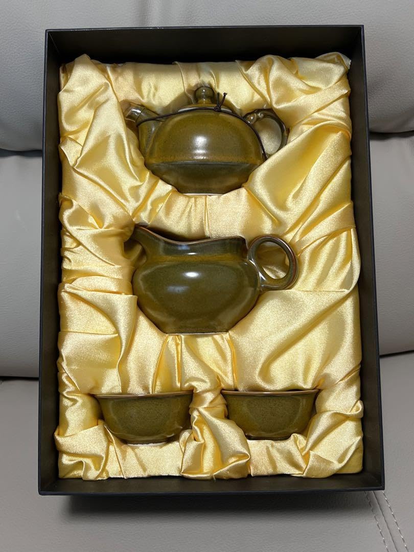Amazon.co.jp: 台湾茶器 茶葉末事事如意茶組 國立故宮博物院合作開發 