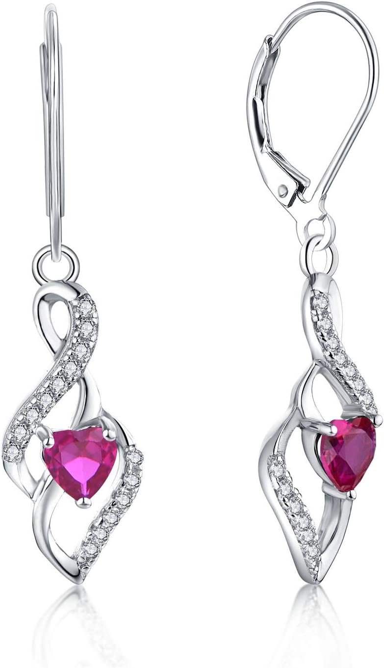 infinity heart,red ruby