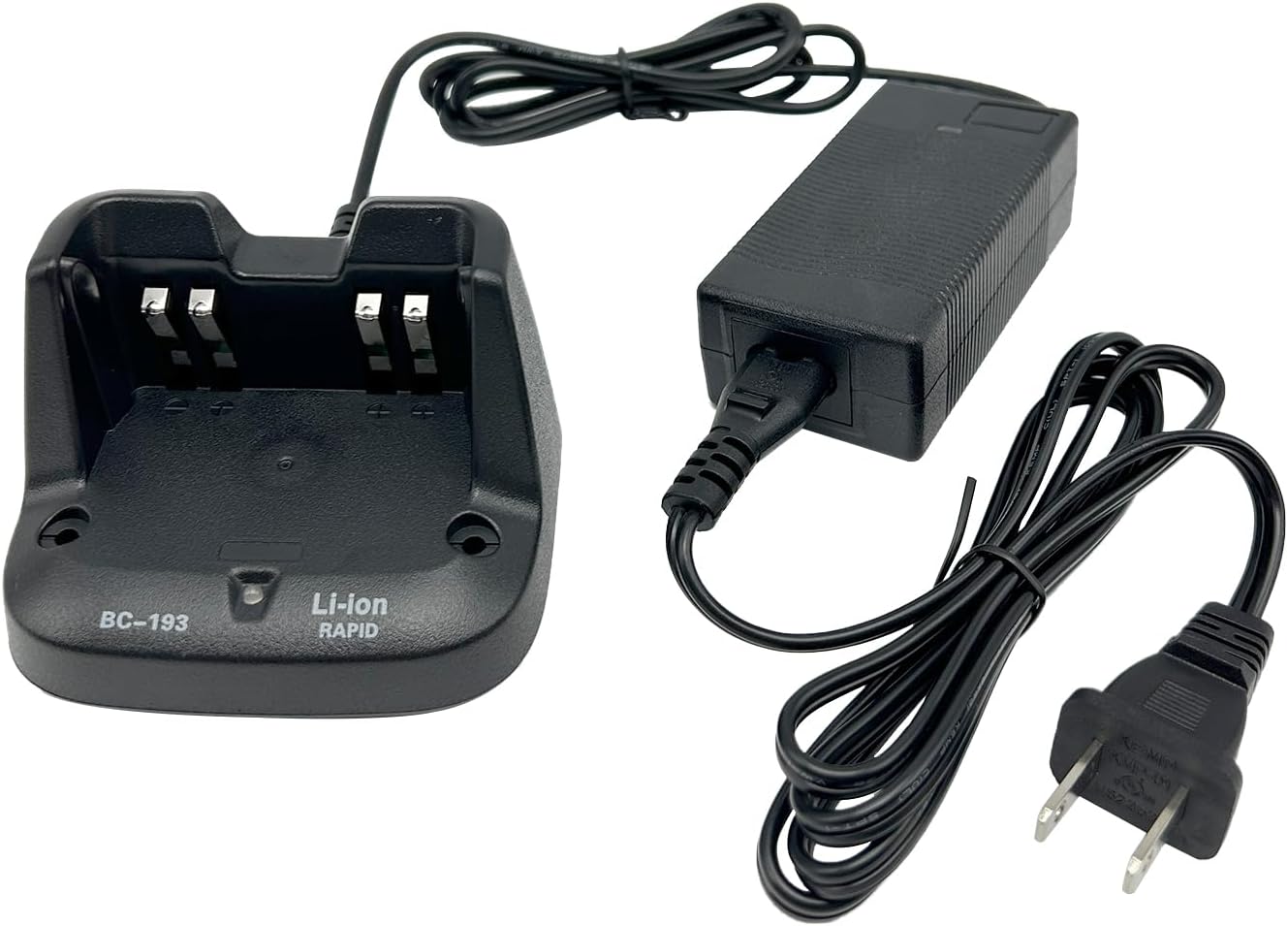 BC-193 BC-192 BC-191 Rapid Charger for BP-265 BP-264 IC-F3002 IC-F4002 IC-F3001 IC-F3003 IC-F4001 IC-F4003 IC-4101 IC-3101 IC-V8E IC-V80 IC-S70 IC-T70A Portable Radio with Power Adapter