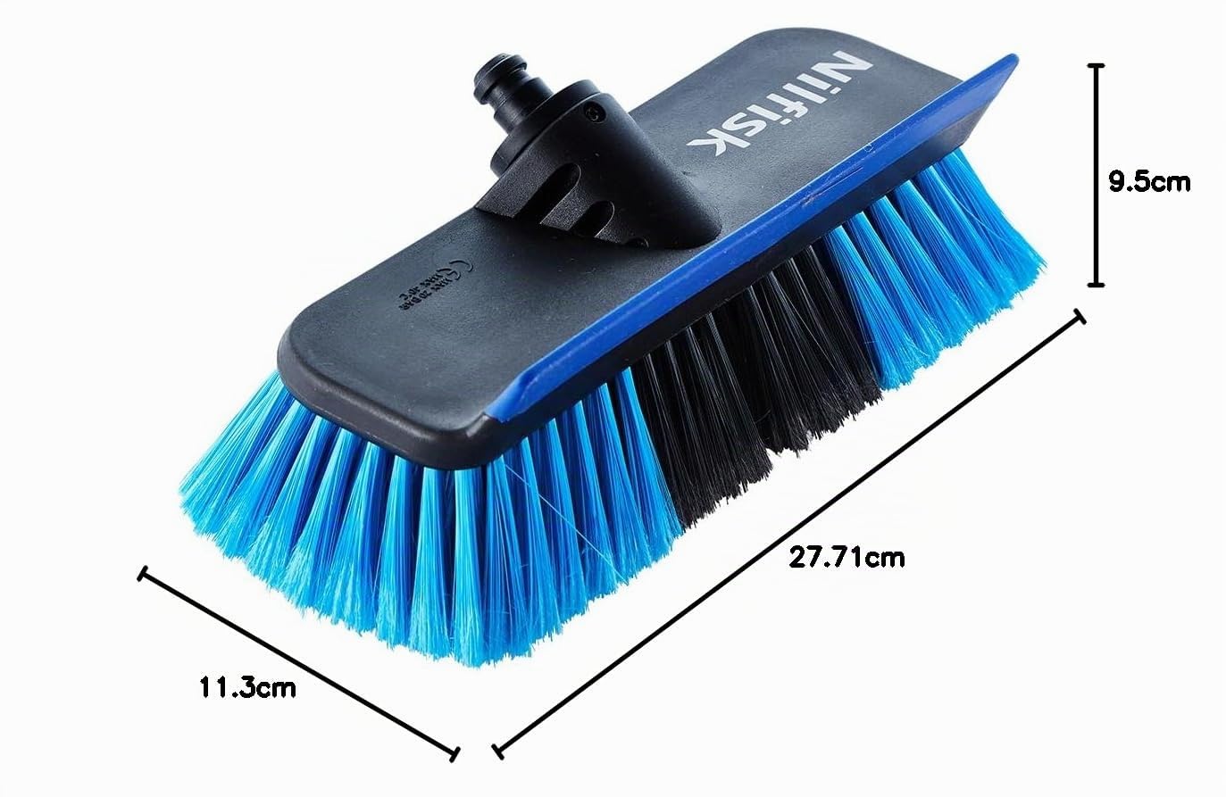 Nilfisk Brosse Auto avec Raclette vitres - Accessoires pour Nettoyeur Haute Pression - Raccord à Baïonnette (128501466)