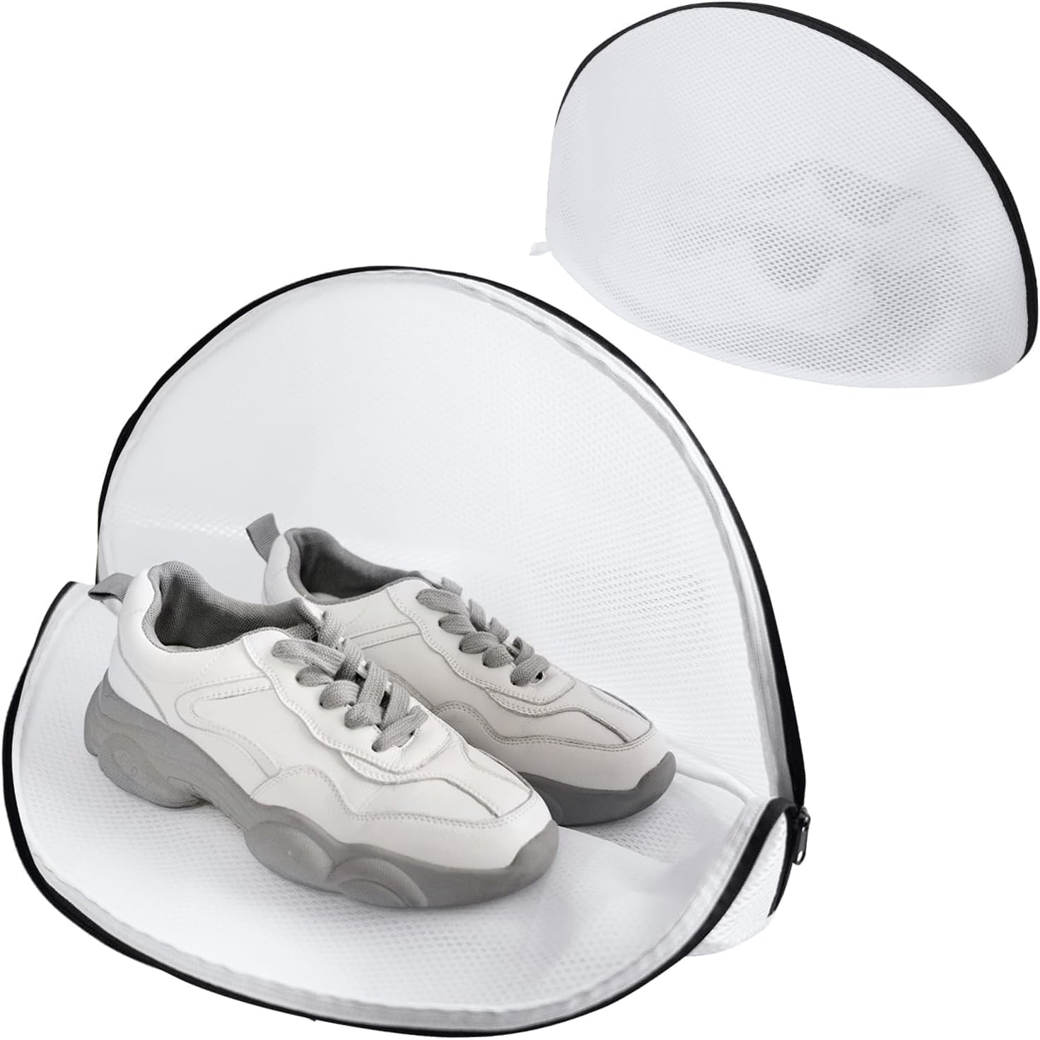 Premium Laundry Mesh Bag for Shoes, Multi Protection Wash Laundry Net with Durable Zipper Laundry Bag for Washing Machine, High Protection Bag for Storage and Travel, 30 x 45cm,1pc.