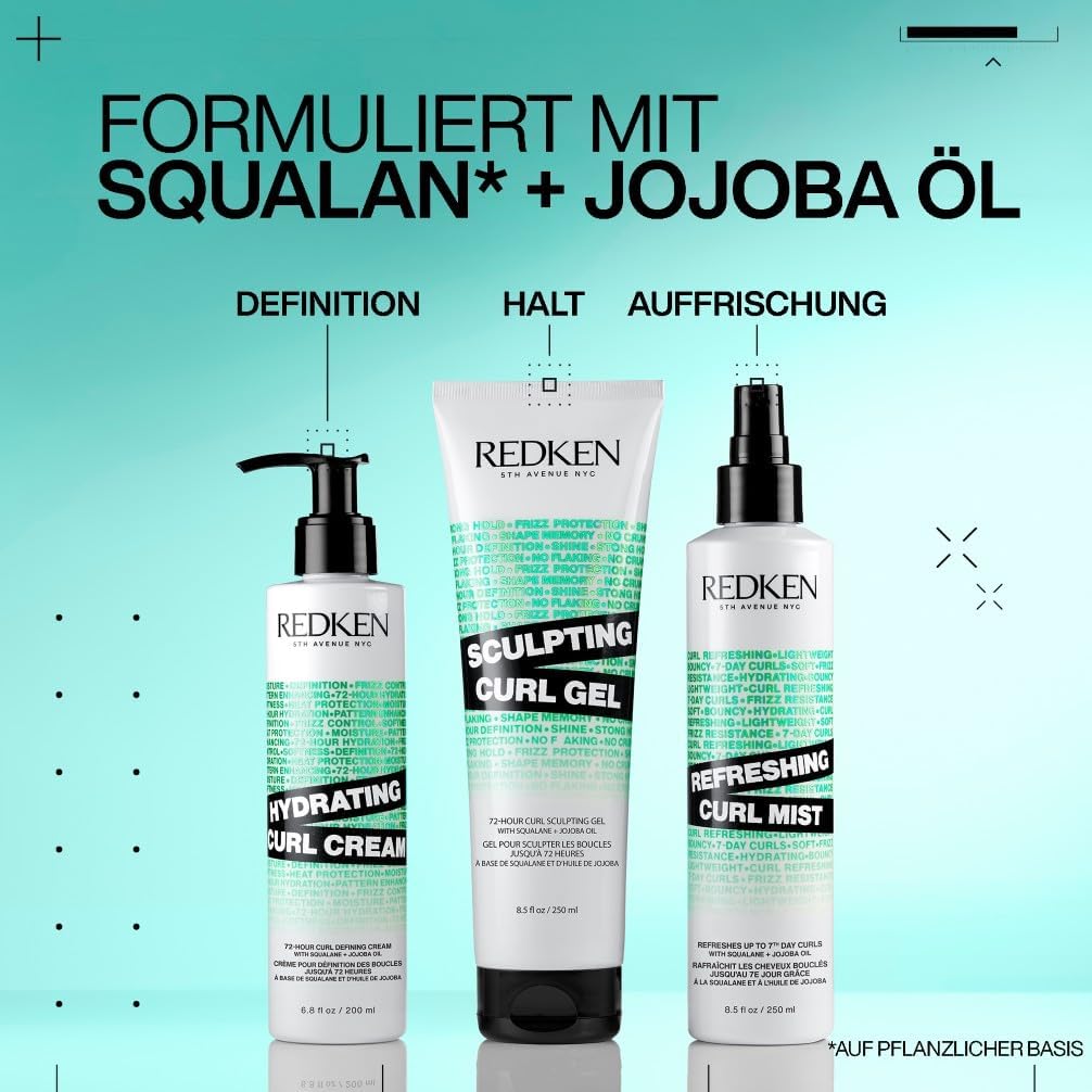 Redken Sculpting Curl Gel: Lockengel für 72h Definition & Anti-Frizz