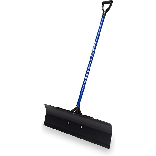 MARSHALLTOWN Polar Pusher 30 Inch Snow Pusher Shovel, Lightweight Non-Stick UHMW Makes Plowing Snow Easy, Made in the USA, SNOWP30