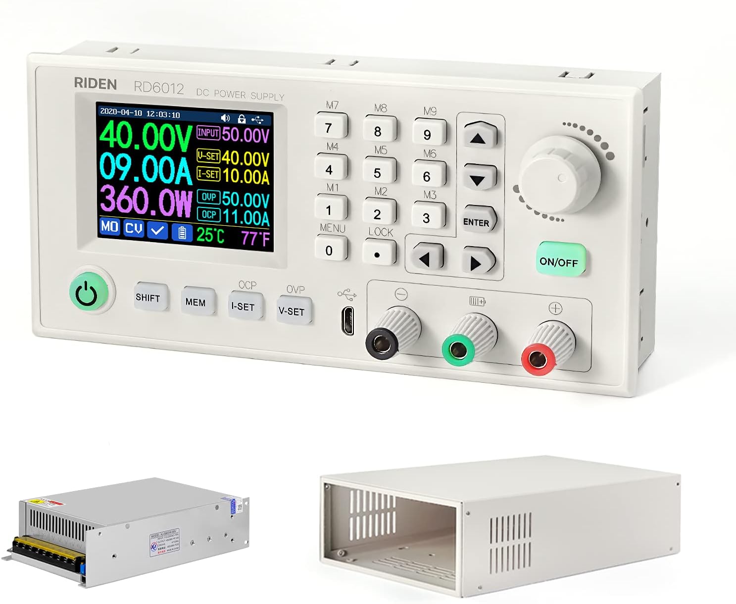 RD RD6012W 60V 12A DC DC Step Down Power Supply Whole Set not Assembled (RD6012W+S800 case+ 800W PSU)