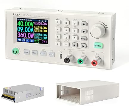 RD RD6012W 60V 12A DC DC Step Down Power Supply Whole Set not Assembled RD6012W+S800 case+ 800W PSU