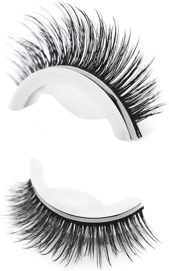 Ritioner 3D Mink Reusable Self-adhesive False Eyelashes Natural Curly Fake Eye Lashes for Daily Use SD-04