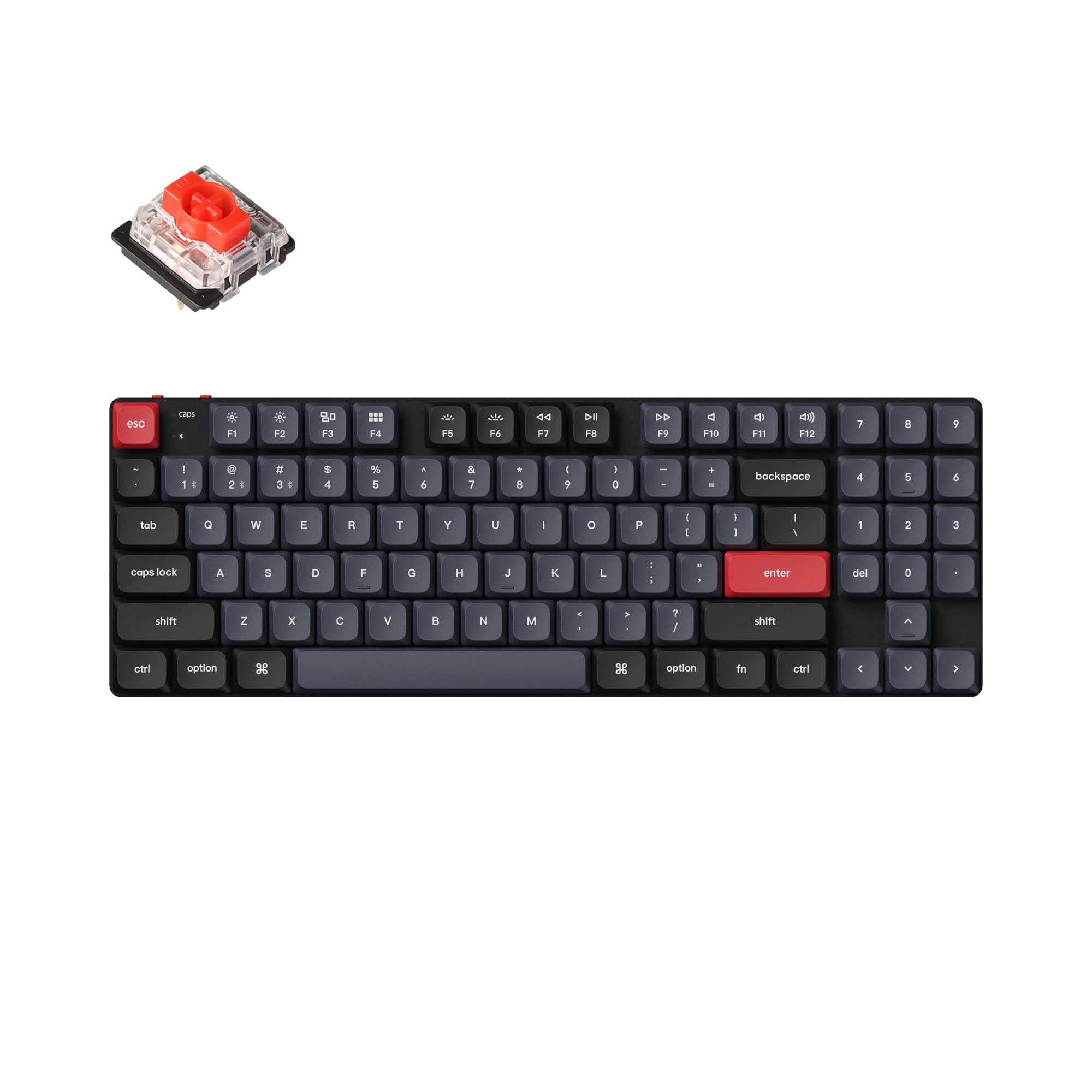 Amazon.com: Keychron K13 Pro Ultra-Slim Wireless QMK/VIA Custom