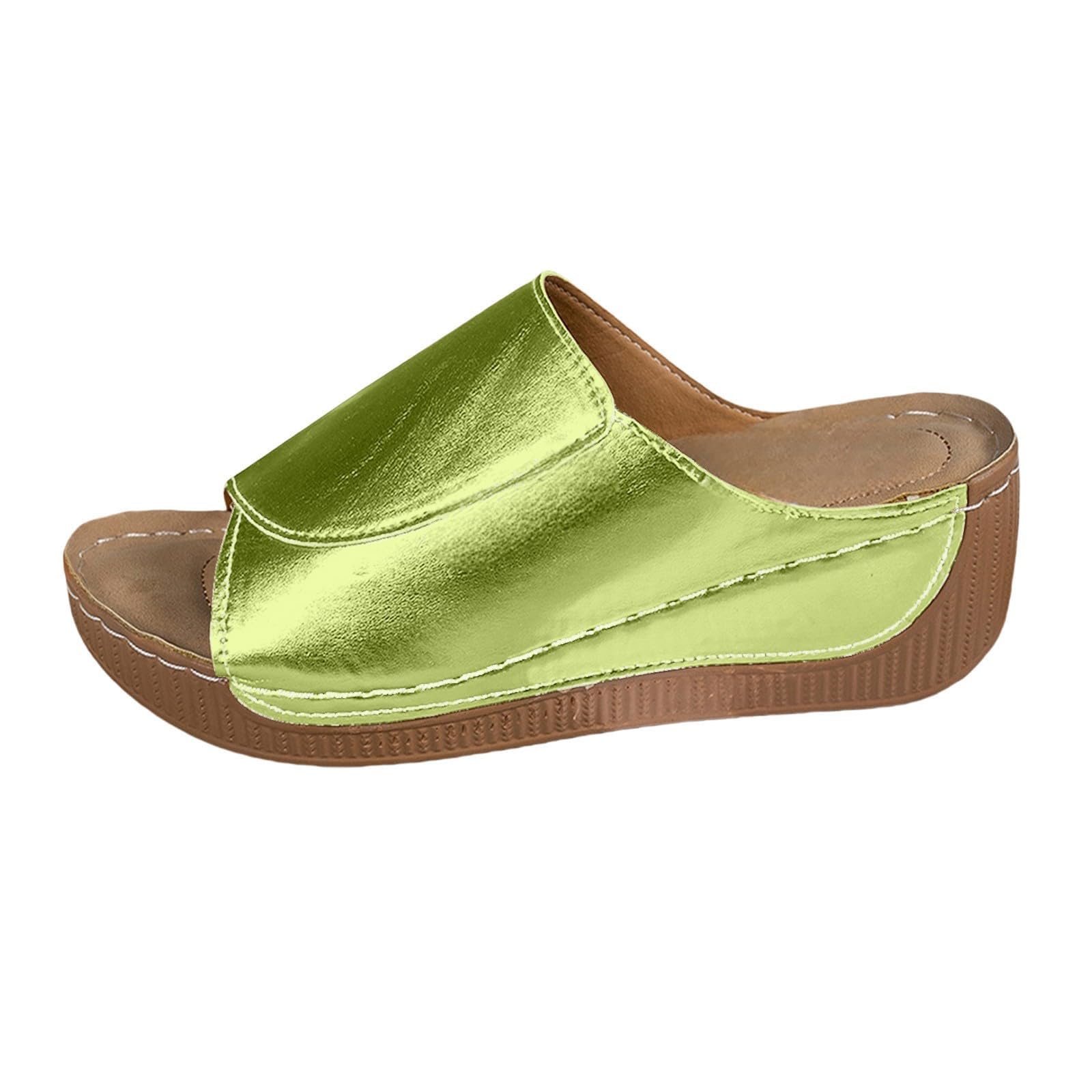 Ciabatte Donna Estive - Ladie Fashion Solid Color Exposed Toe Thick Sole Casual Sandal and Slipper Ciabatte Donna Mare Ortopediche Sandali Sabot Estivi Mare Antiscivolo