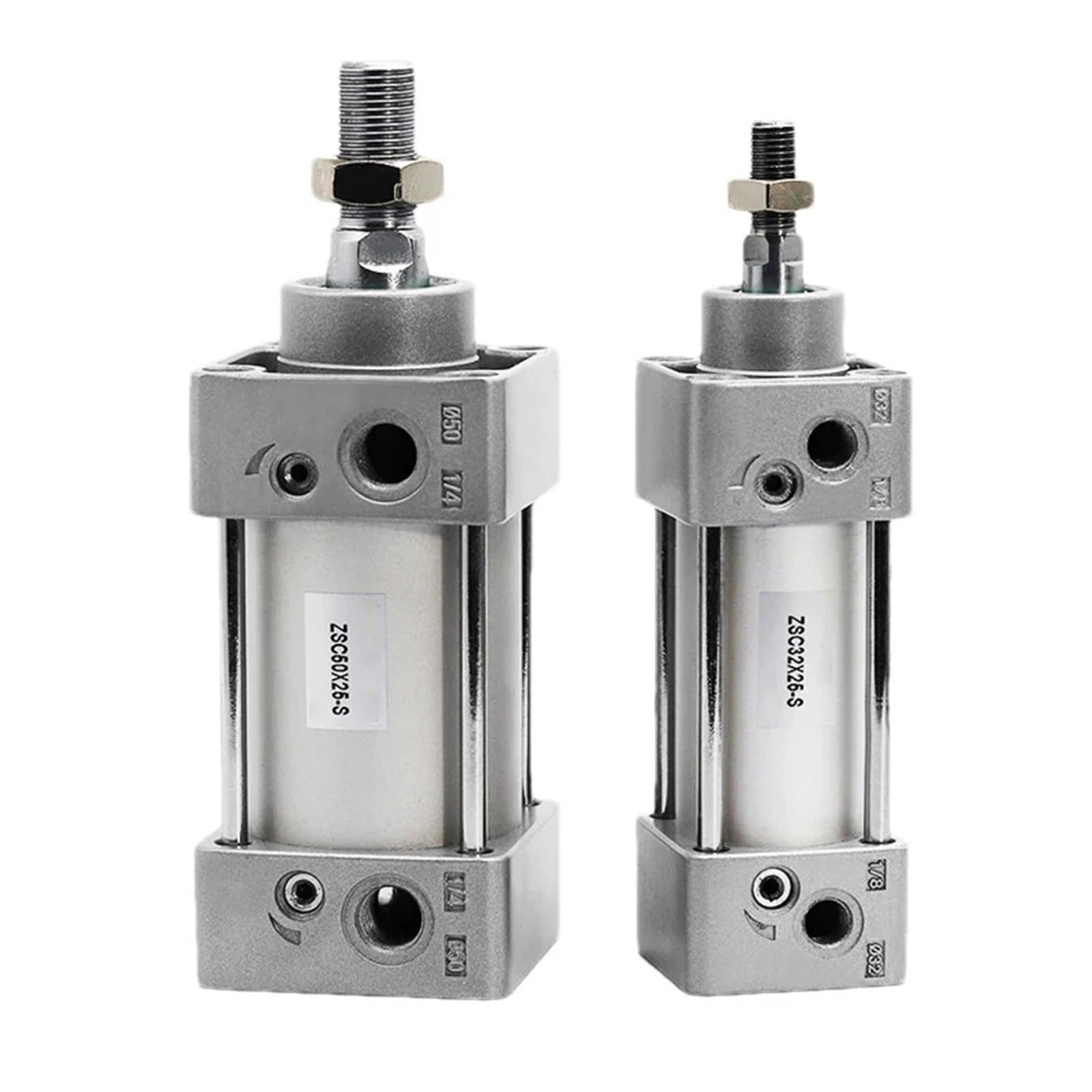 Vérin pneumatique double effet SC32 anti-vibration alésage 32 mm course 600mm magnétique