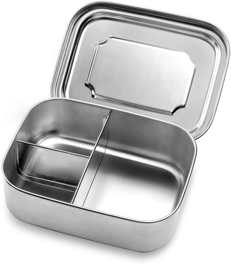 Stainless Steel Food Storage Container Three Section