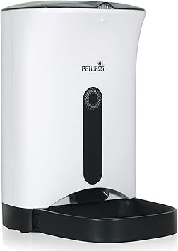 Amazon Petwant 自動給餌器 ペット用 自動餌やり機 中小型 猫ちゃん 犬ちゃん 大容量4 3l 定時 オート ペットおるすばんフィーダー 音声録音機能付き タイマー 給餌機 エサ 自動えさやり 猫 ワンチャン イヌ ネコ エサやり 白 Pf 102 自動給餌器 通販