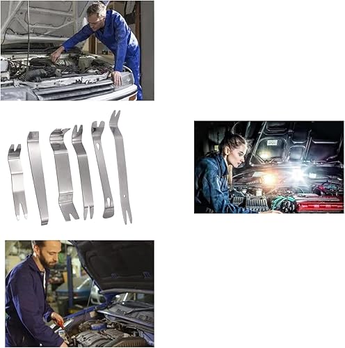 Miniatura 8 de Juego de herramientas de extracción de molduras automáticas, acero Stianless, kit de herramientas de extracción de sujetadores, kit de herramientas