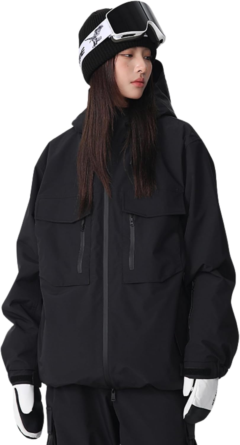 3L Snow Snowboard Jackets for Men Women Windproof Hooded Snowboard Jacket Outddoor Ski Coat