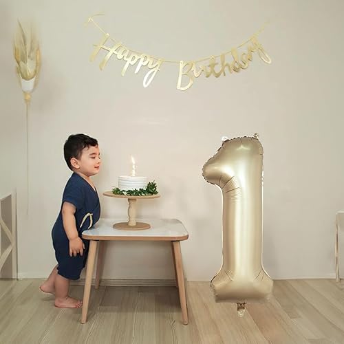 Vista 106 de Globos de 40 pulgadas, globo azul claro número 4, helio autoinflable de aluminio azul bebé para niños de 40 a 15 años, decoraciones de fiesta