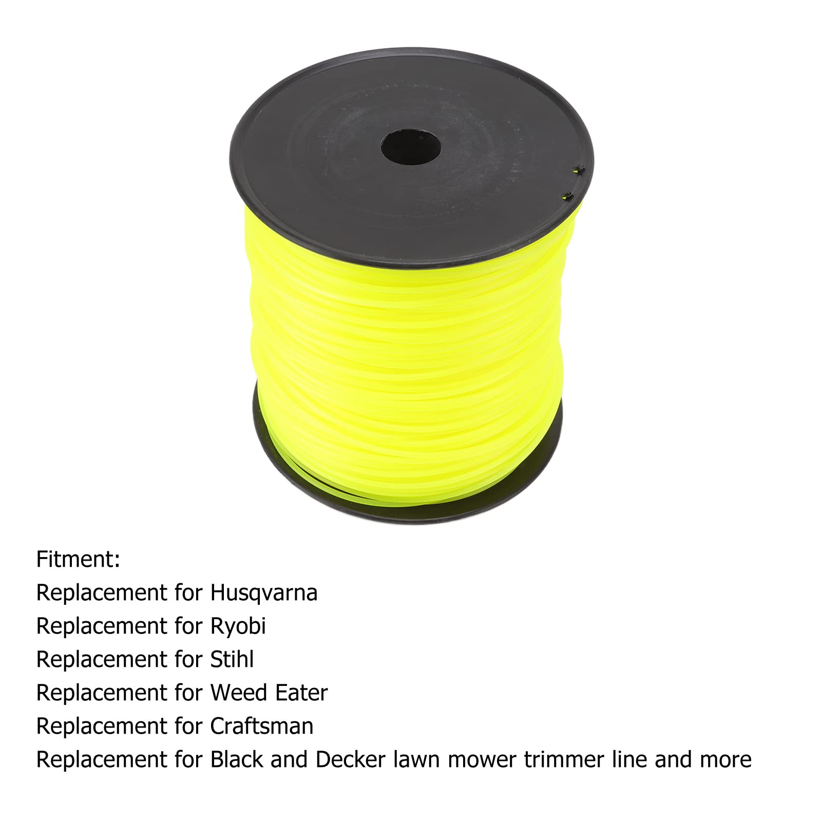 Filo per Decespugliatore in Nylon Resistente da 3 Mm per Decespugliatore e Cura Efficiente del Prato (270 m/295,28 YD)