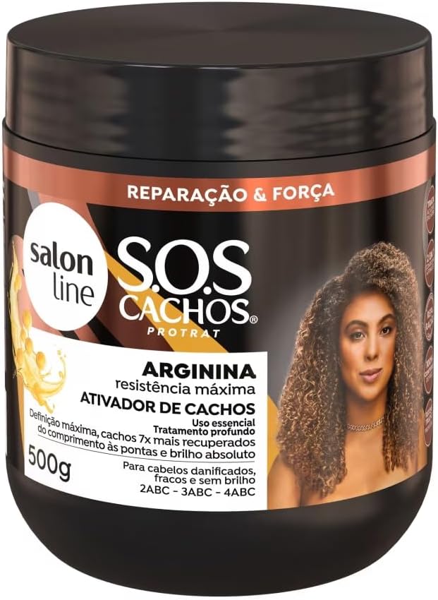 Linha Tratamento (SOS Cachos) - Ativador De Cachos Reconstrucao 500 Gr - ( Treatment (SOS Curls) Collection - Restoration Curl Activator Net 17.65 Oz)