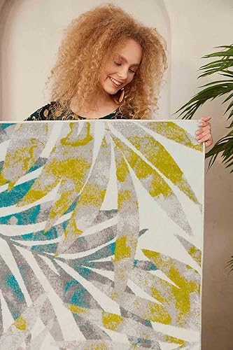 Miniatura 3 de LaModaHome Alfombra antideslizante Alfombra suave lavable a máquina, para dormitorio, interior y exterior, resistente a las manchas, para sala de