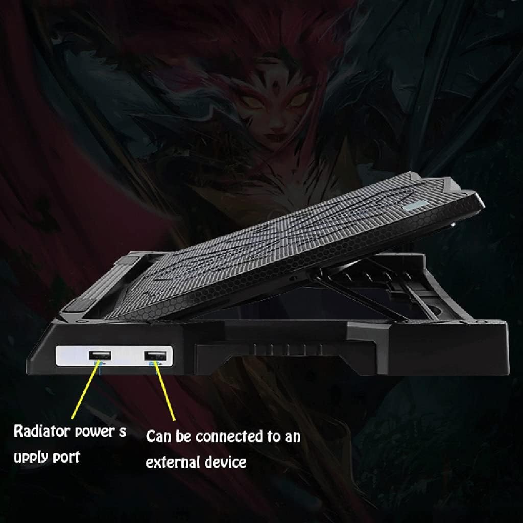 raffreddatore notebook ventole per pc portatile Raffreddamento del laptop Muto Notebook Radiatore Ventola di raffreddamento Pad creativo(Color:2)
