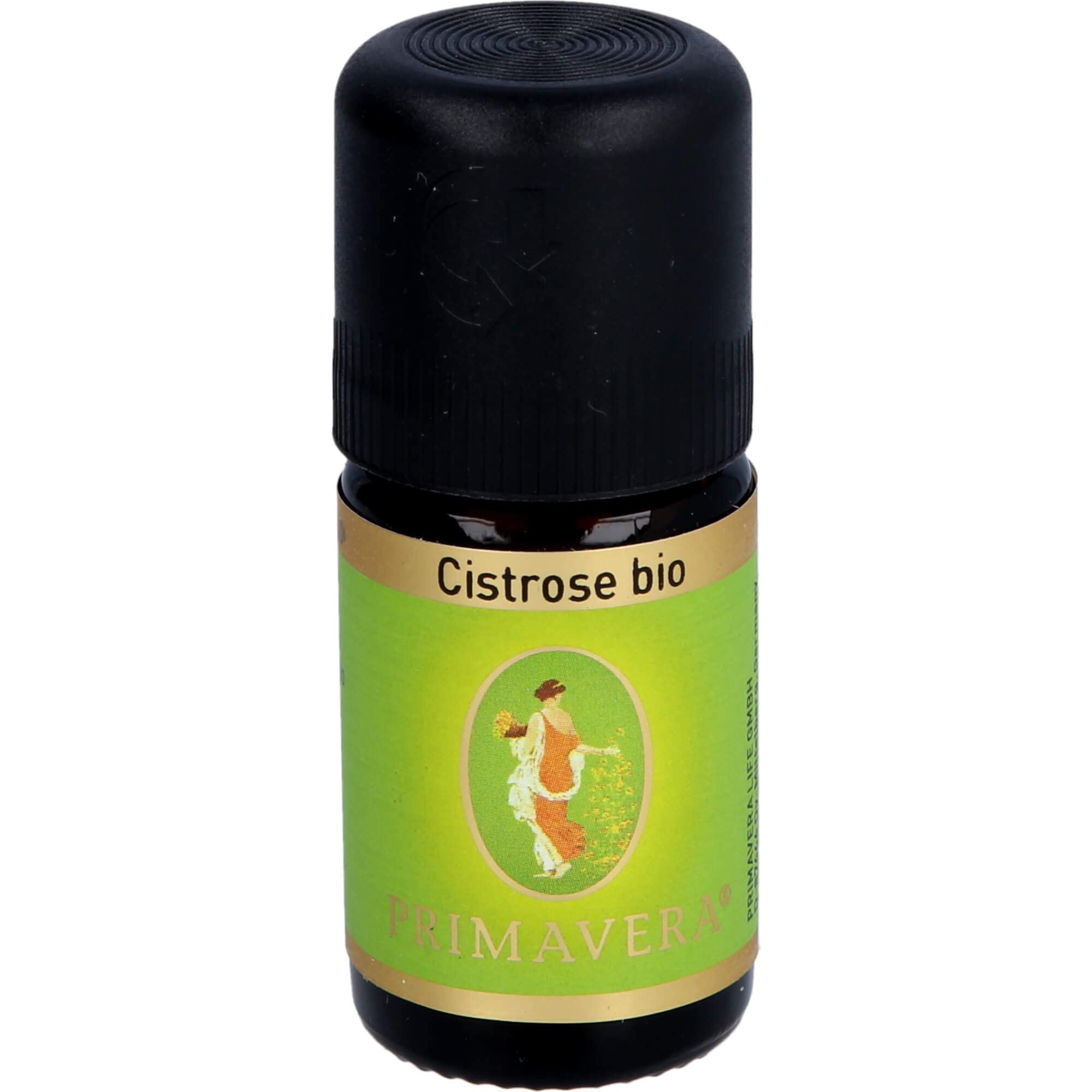 PRIMAVERA Ätherisches Öl Cistrose bio 5 ml - Aromaöl, Duftöl, Aromatherapie - ausgleichend, pflegend, erdend - vegan