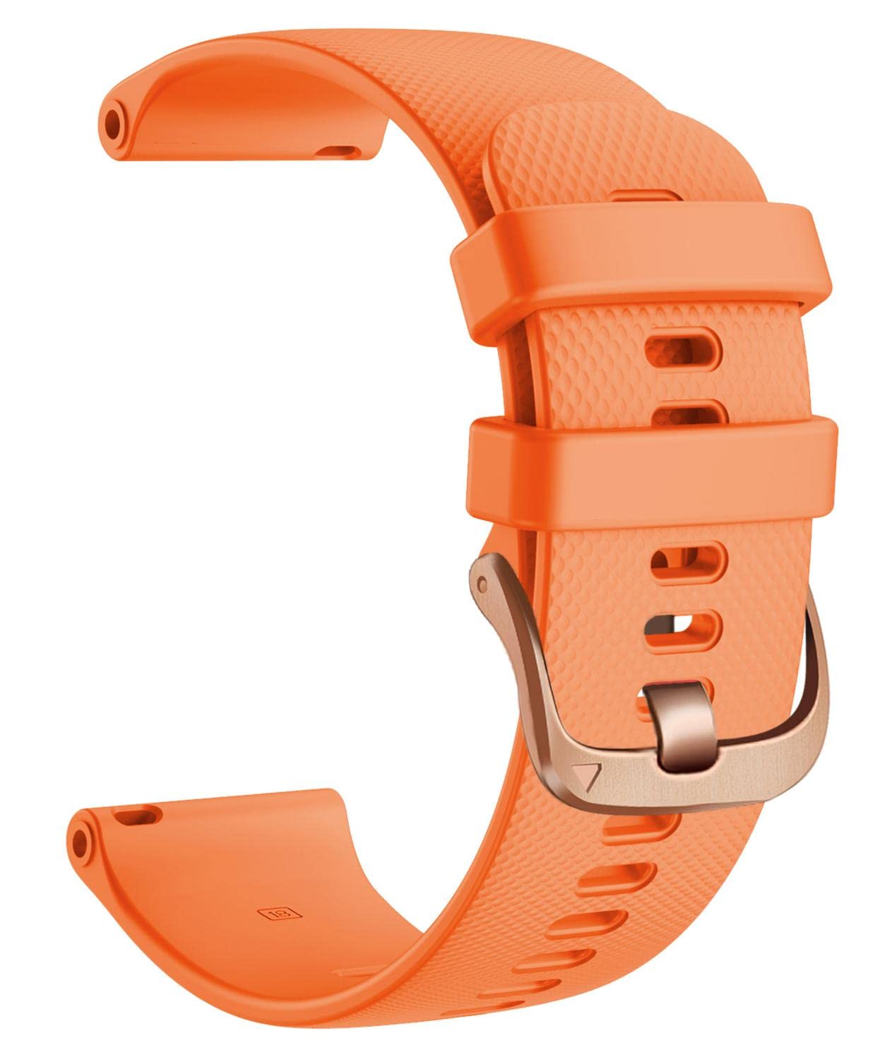 Correa de silicona de 20 mm compatible con Garmin Venu Move Style y pulsera Vivoactive 3 8
