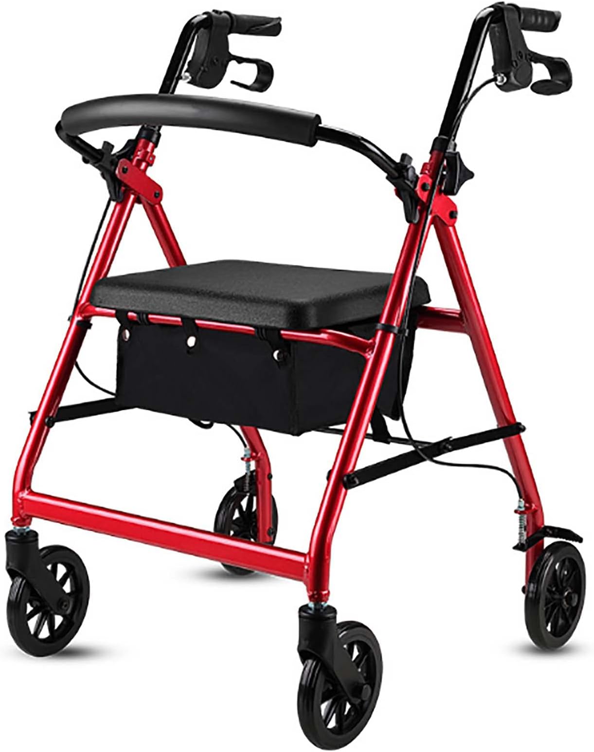 Upright Posture Walker Mobility Rollator - Stand Up Folding Rollator Walker, Heavy Duty Upright Walker, Upright Rollator Walker, Upright Walker, Folding Rollator Walker, Stand Up Rollator Walker