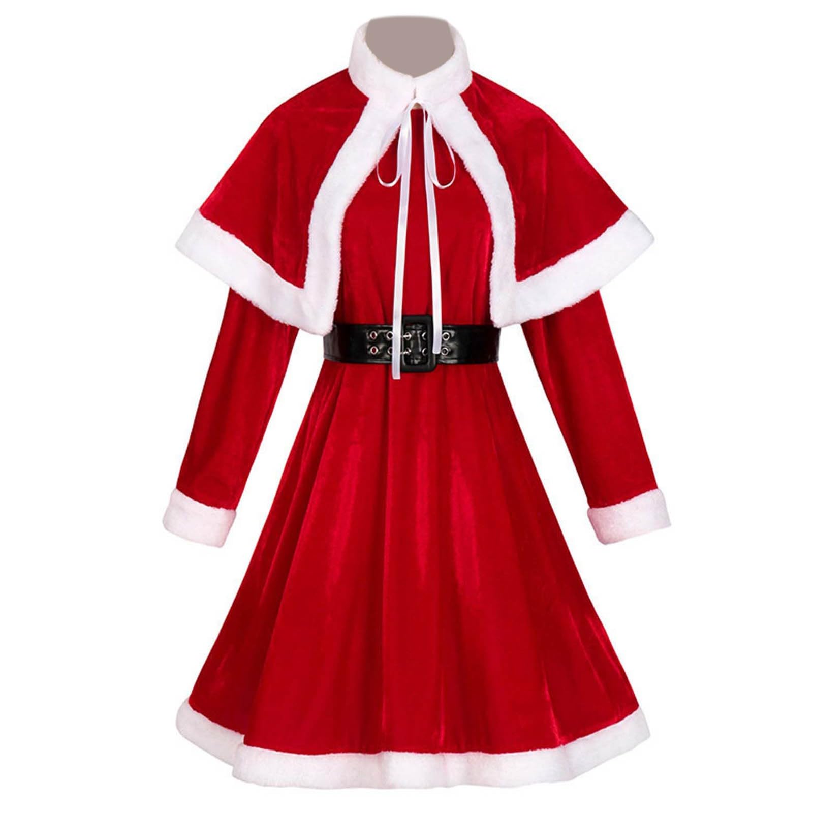 Abito Donna Natalizio Invernale Vestito a Tunica da Maglione Natale Famiglia Taglie Forti con Stampa Renna E Fiocco di Neve Midi Party Festa Cocktail