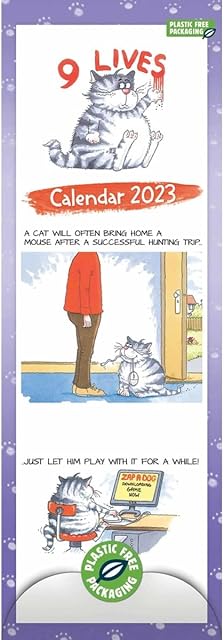 9 Lives Slim Calendar 2023