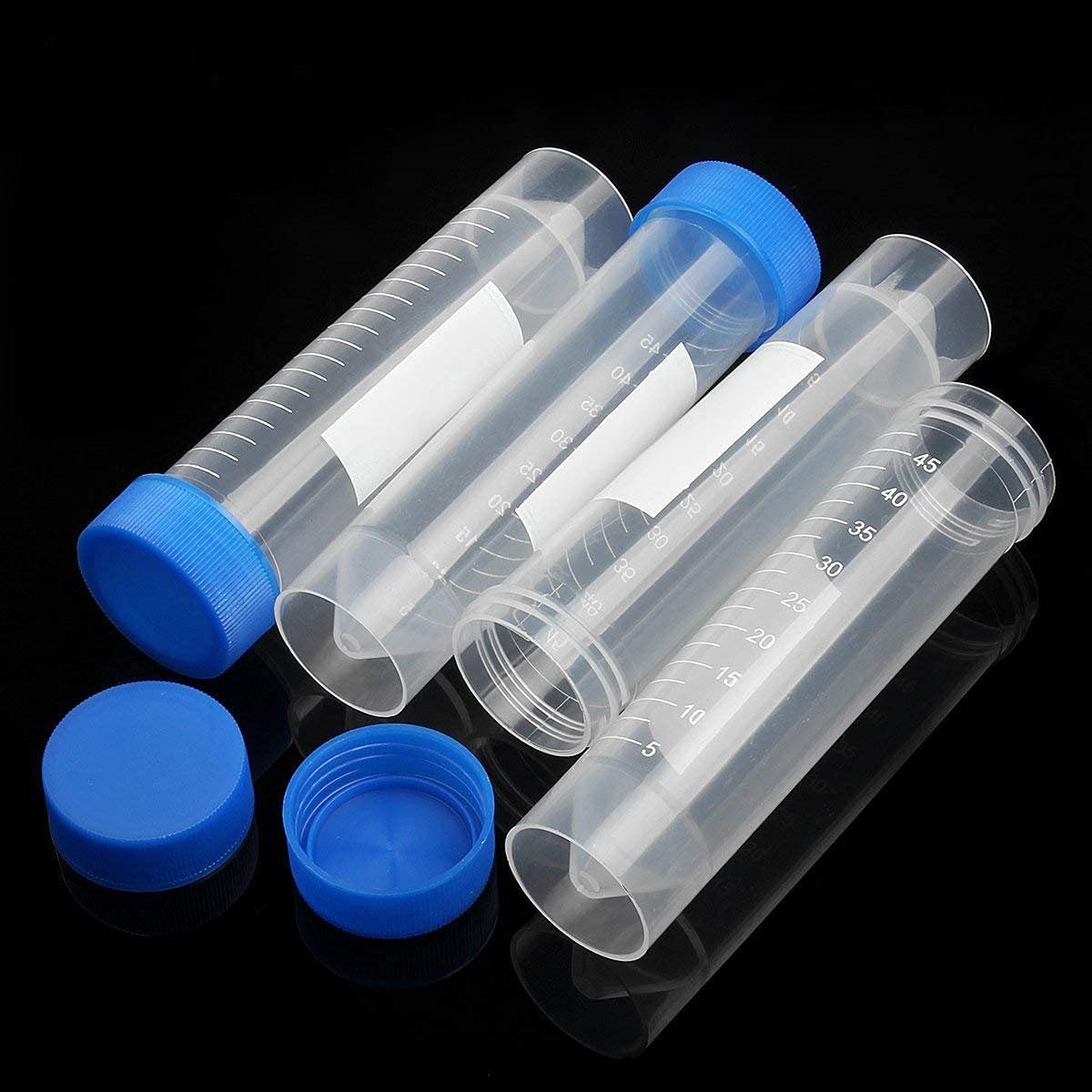 Buy Acrux7 50ml Plastic Centrifuge Tubes with Screw Cap, 30 Pack Flat